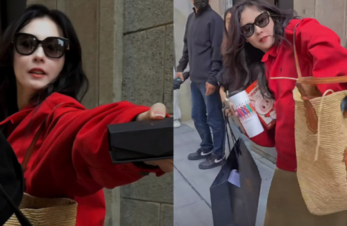 Trương Bá Chi với vòng cổ kim cương.