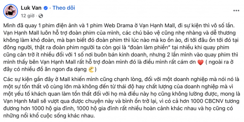 Lời hồi đáp của khách hàng gửi đến Vận Hành Mall sau những khoảnh khắc không ai mong muốn- Ảnh 2.