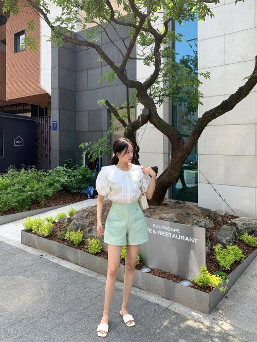 Quần short màu pastel