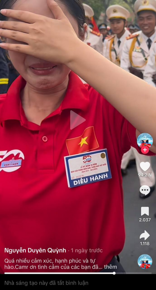 Nguyễn Duyên Quỳnh bật khóc