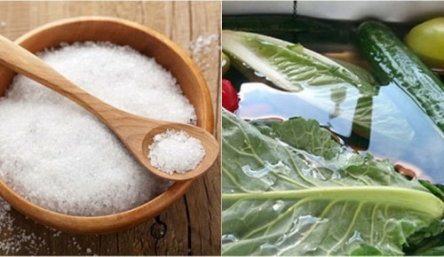 Hình ảnh rửa rau củ