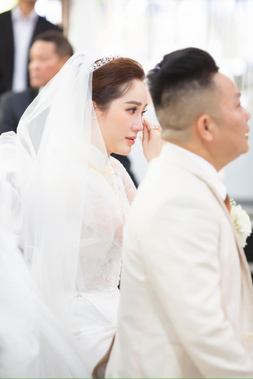 Bảo Thy trong ngày cưới