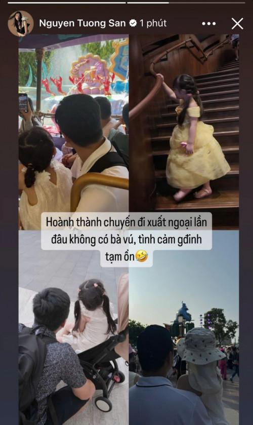 Á hậu Tương San chia sẻ hình ảnh