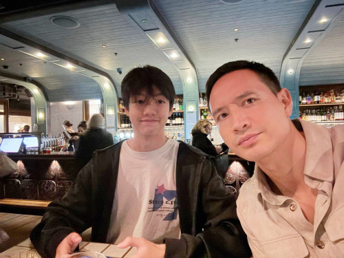 Kim Lý cùng Subeo
