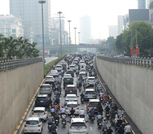 Ùn tắc tại Hà Nội