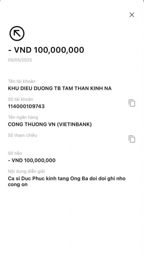 Ca sĩ Được Phúc gửi tặng 500.000.000 đồng- Ảnh 2.