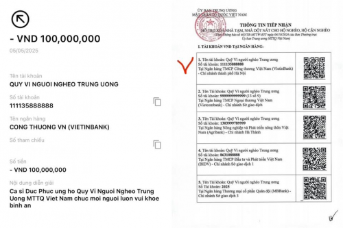 Ca sĩ Được Phúc gửi tặng 500.000.000 đồng- Ảnh 3.