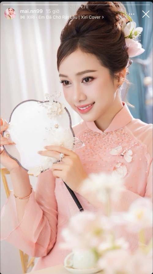 Người đẹp Ngọc Mai trong đám cưới