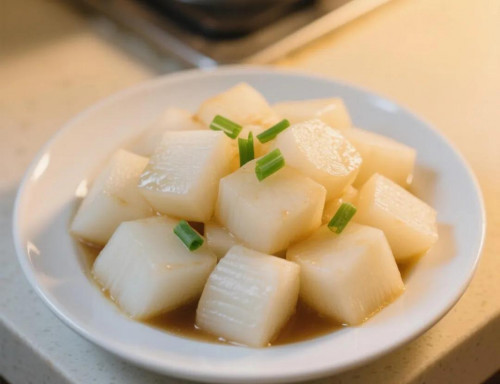 Củ cải trắng kho chay
