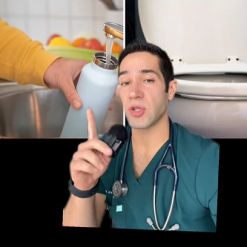 Bình nước có thể chứa lượng vi khuẩn lớn.