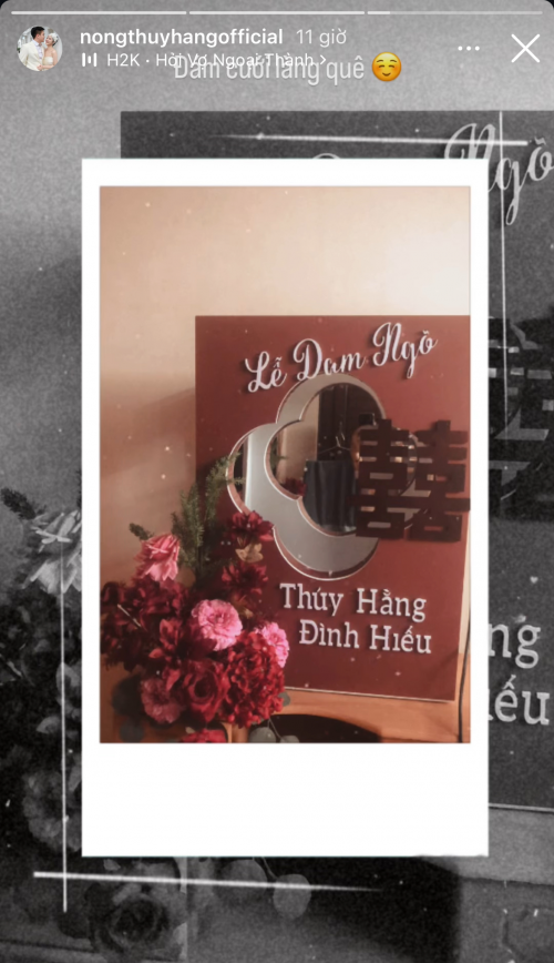 Hình ảnh Nông Thúy Hằng trong lễ dạm ngõ