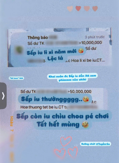 Hoà Minzy và quản lý nhận thưởng.