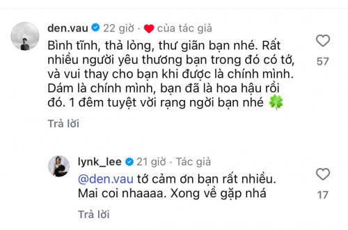 Đen Vâu công khai ủng hộ Lynk Lee