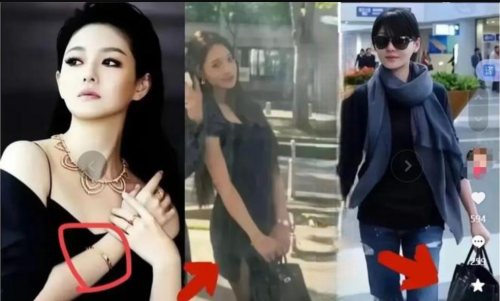 Con gái Từ Hy Viên sử dụng trang sức của mẹ.