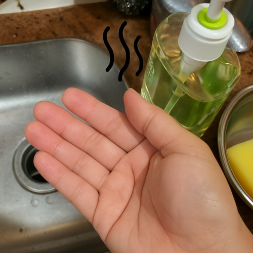 Nước rửa bát có mùi thơm nồng