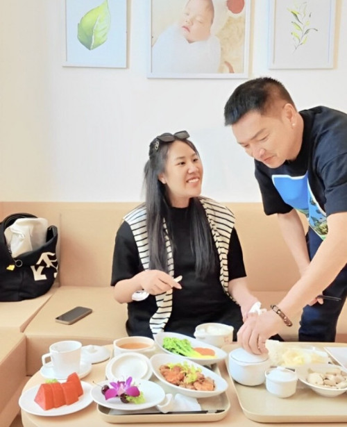 Quang Minh và con trai