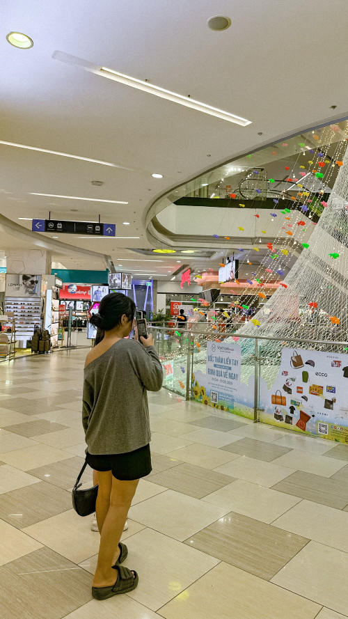 Cảnh quan tầm lưới tại Vạn Hạnh Mall