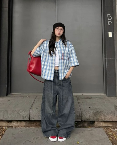 Barrel jeans