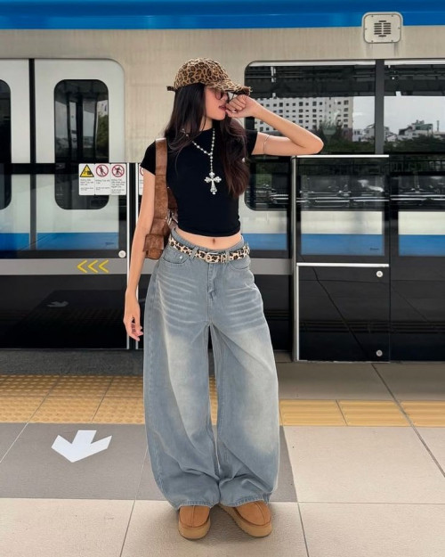 Barrel jeans