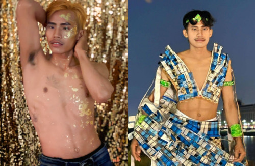 Lai Thai gây chú ý với nét gương mặt mới.