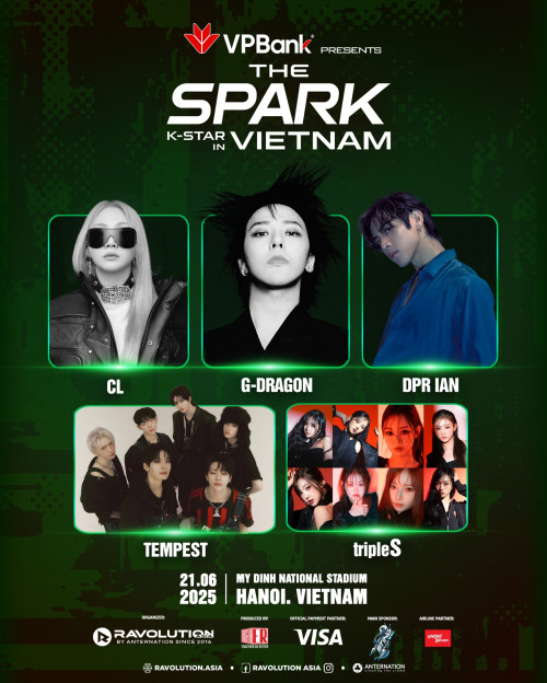 Line-up chính thức của K-Star Spark in Vietnam Mega Concert 2025