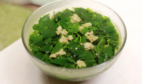 Cách chế biến chùm ngây.