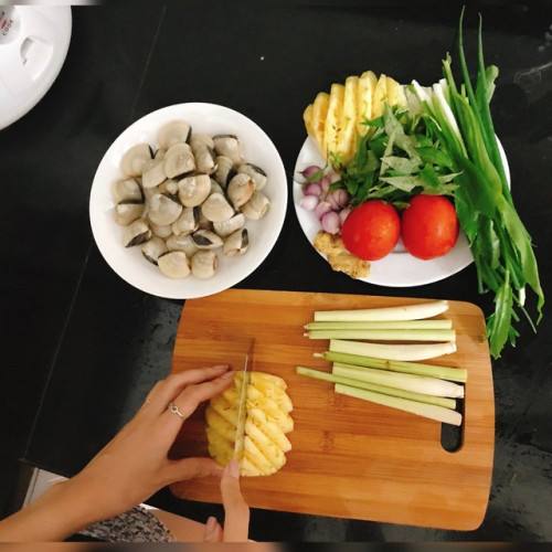 Canh ngao nấu chua