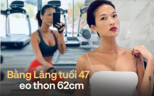 Cầu siêu mẫu U50 giữ eo thon 62cm, body gợi cảm và săn chắc