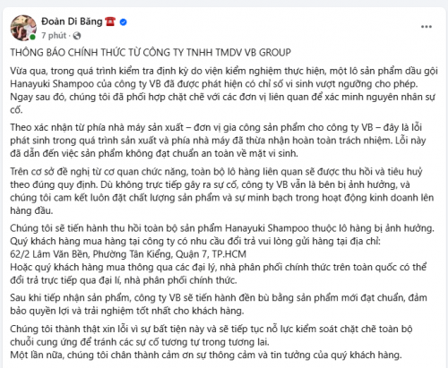 Toàn cảnh vụ sản phẩm Đoàn Di Băng bị tiêu hủy, thu hồi liên tục: Vợ chồng