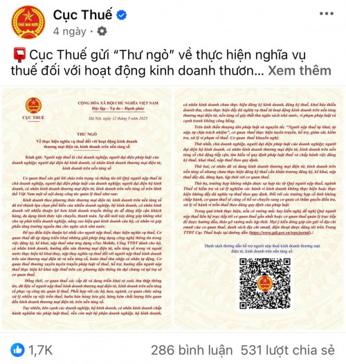 Fanpage chính thức của Chi Thuế.