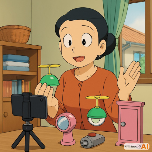 Nobita tham gia hoạt động ngoài trời