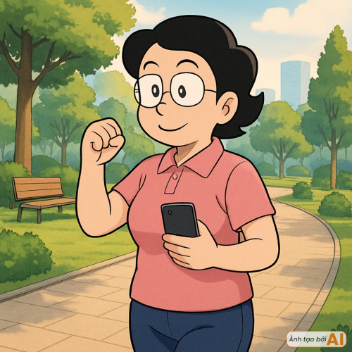 Nobita và mẹ ở Việt Nam