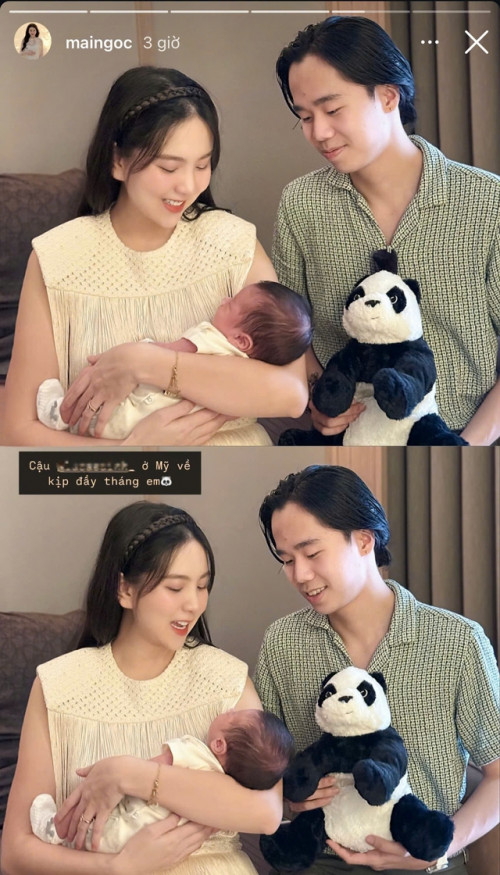MC Mai Ngọc tổ chức tiệc mừng con trai