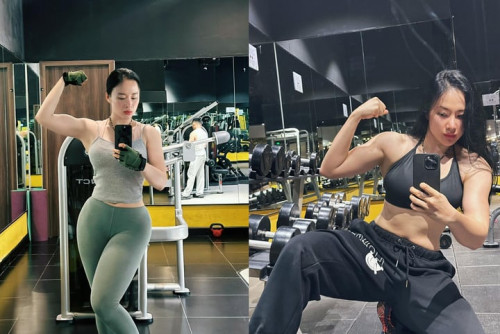 Angela Phương Trinh trong quá trình tập luyện