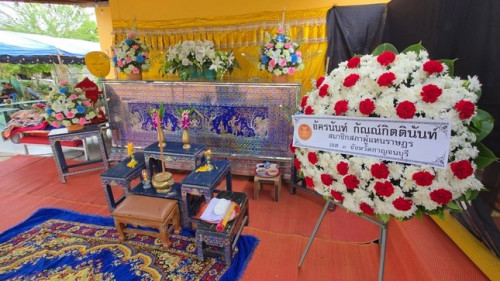 Tang lễ DJ Thái Lan bị sát hại, vật xác- Ảnh 1.