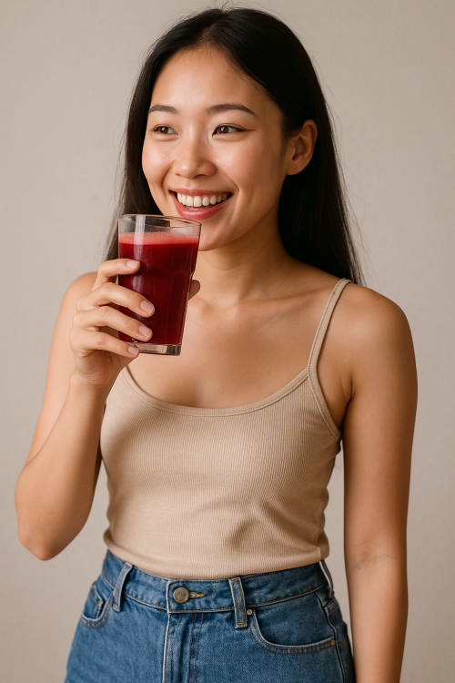 Nước ép Dưa hấu + Củ dền + Chanh