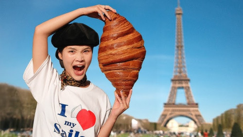 Cô gái Hàn trong chuyến du lịch