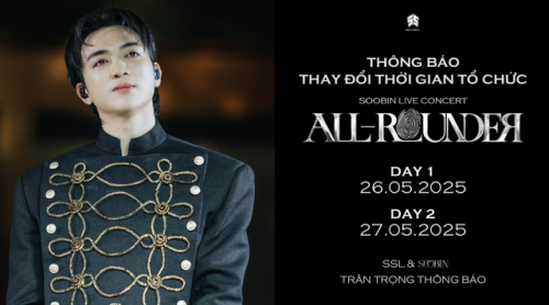SOOBIN thông báo dời ngày concert