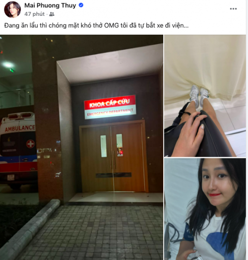 Mai Phương Thúy chia sẻ sức khỏe