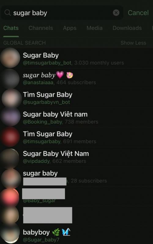 Nhóm Sugar Baby