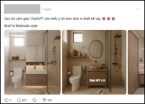 Chủ nhà lên tiếng vụ dùng ChatGPT thiết kế lại căn hộ