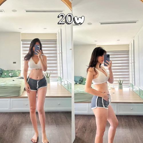 Hồng Nhung khi bầu