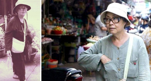 Nghệ sĩ Trang Thanh Xuân màu sinh bằng nghề bán vé số.