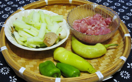 Vỏ dưa hấu xào