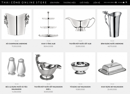 Store online trên website.