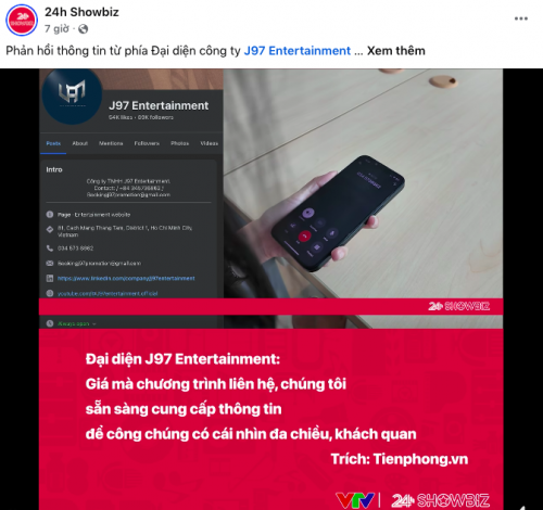 VTV cung cấp thông tin về Jack