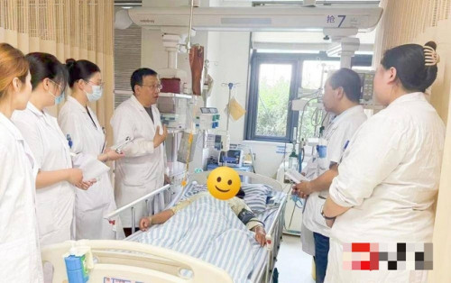 Bà Triều đang được điều trị tại bệnh viện.