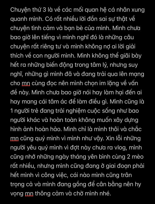 Thạch Trang phản hồi toàn bộ drama theo cách súc nhất: