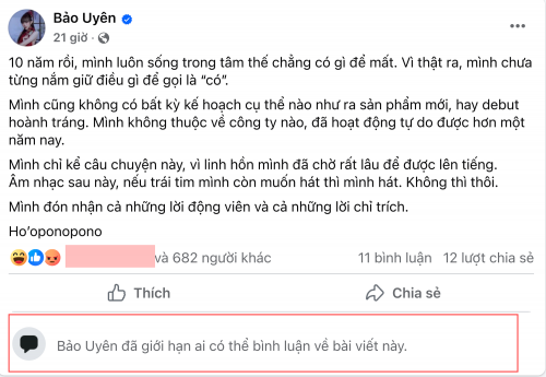 Bảo Uyên vẫn giữ clip gây tranh cãi