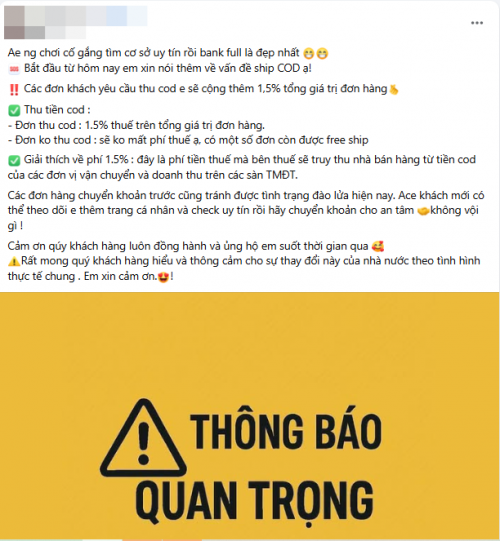 Chủ shop online đồng loạt từ chối COD, chuyển khoản thì “cấm” ghi nội dung: Chuyển gì đang diễn ra?- Ảnh 1.